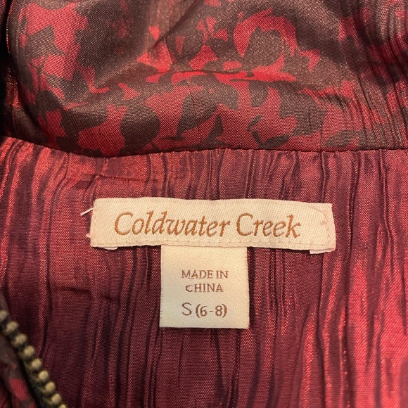NWT Coldwater Creek Long Puffy Vest - Picture 2 of 8